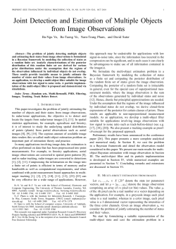 Joint Detection and Estimation of Multiple Objects from Image