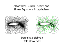 Algorithms, Graph Theory, and Linear EquaLons in