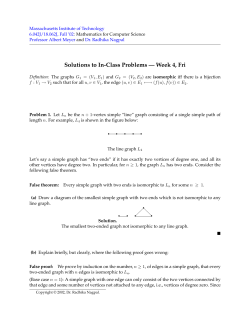 Solutions to In-Class Problems &mdash; Week 4, Fri
