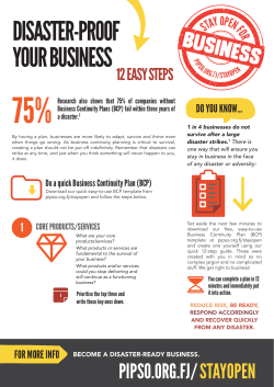 disaster-proof your business