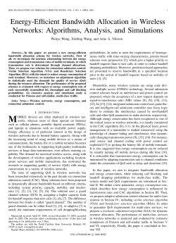 Energy-Efficient Bandwidth Allocation in Wireless Networks