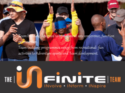 Infinity no limits - The Infinite Team