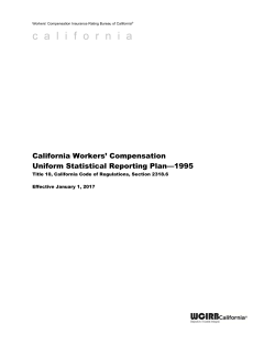 California Workers` Compensation Uniform
