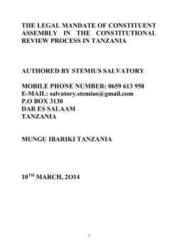 tanzania - JamiiForums