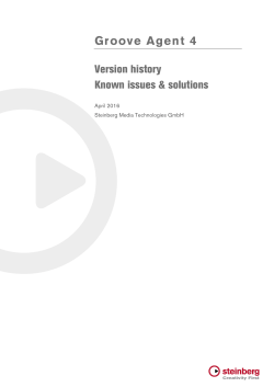 Groove Agent 4_Version History_4230
