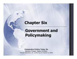 Chapter Six Government and Policymaking