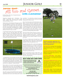 All fun and Games... - Crystal Lake Golf Club