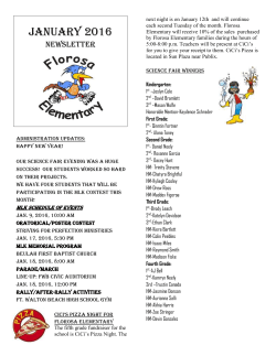 Martin Luther King Jr. Poster and Oratorical Contest Winners!