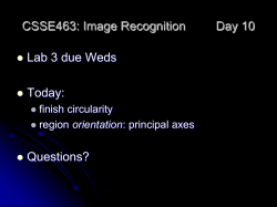 Direction of principal axis - Rose