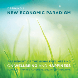 new economic paradigm - Sustainable Development Knowledge