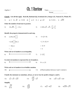 Ch.1 Review