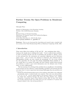 Further Twenty Six Open Problems in Membrane Computing