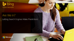 Could Bing Predicts help us determine the outcome of a basketball