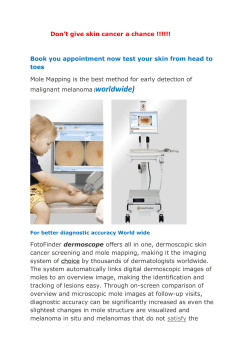 Don*t give skin cancer a chance - St George Medical Centre Wagga