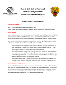 Player, Parent and Coach Agreement