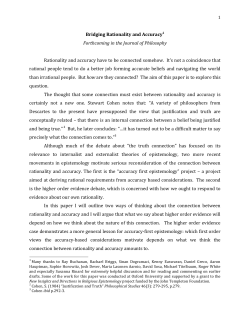 Bridging Rationality and Accuracy