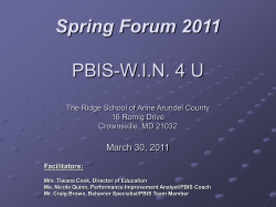 Ridge School of Anne Arundel County