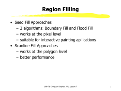 168 471 Computer Graphics