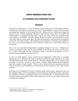 Jail Report - Santa Barbara County Grand Jury