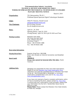 February 9 M arch 8 , 2010 - Telecommunications Industry Association