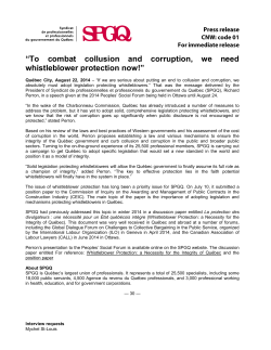 To combat collusion and corruption, we need whistleblower