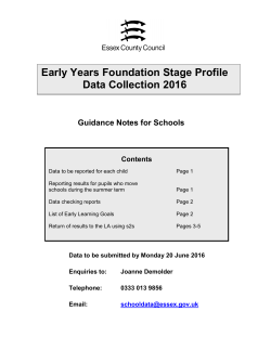 EYFSP Guidance Notes 2016