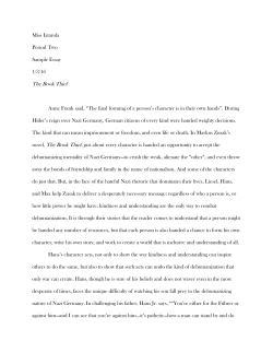 Sample Essay