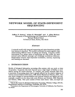 Network Model of State