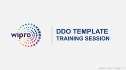 ddo template training session