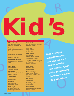 There are only so- many shopping days until your next show! Here`s