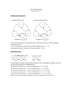 Lecture notes &ndash; 4