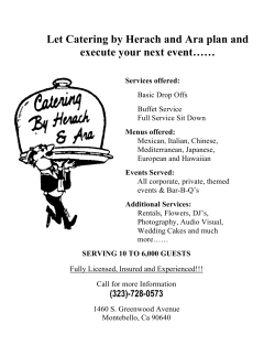 Let Catering by Herach and Ara plan and execute your next event&hellip;&hellip;