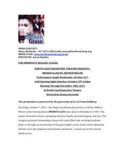 broken glass by arthur miller - North Coast Repertory Theatre