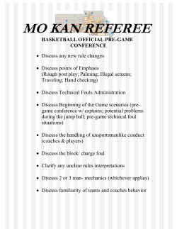 BASKETBALL OFFICIAL PRE