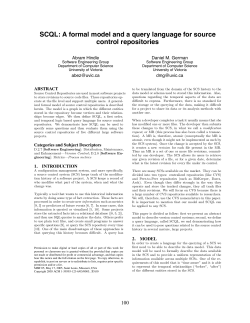 SCQL: A formal model and a query language for source