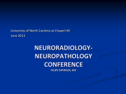 Neurorad-Neuropath UNC June 2013