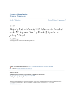Majority Rule or Minority Will: Adherence to
