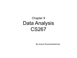 Data Analysis