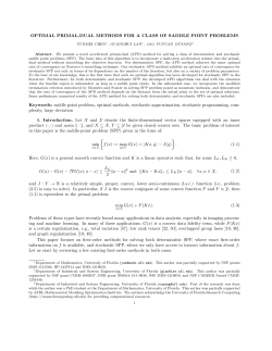 Optimal Primal-Dual Methods for a Class of Saddle Point Problems