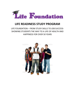 LIFE READINESS STUDY PROGRAM 3.2 MB