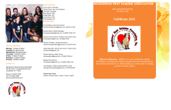 Fall/Winter 2015 WANDERERS REST HUMANE ASSOCIATION