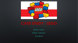Case study : lego - e