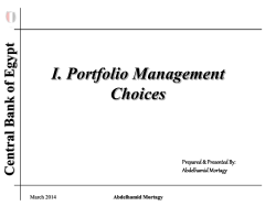 Abdelhamid Mortagy - COMESA Monetary Institute (CMI)
