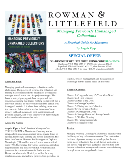 Managing Previously Unmanaged Collections Flyer