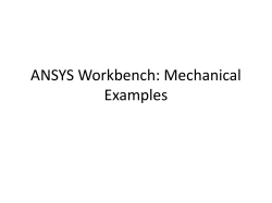 Opening ansys workbench