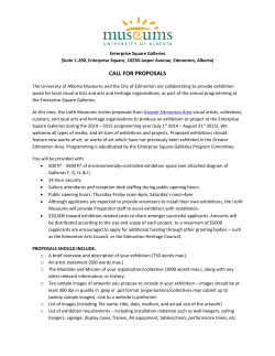 call for proposals - University of Alberta Museums