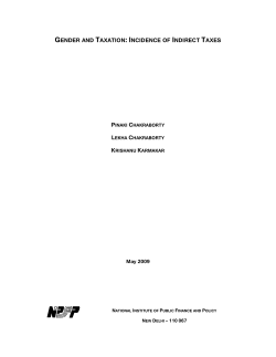 Table 2: Tax Rate on Commodities Outside the VAT