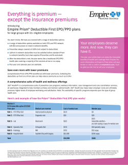 Everything is premium &mdash; except the insurance premiums