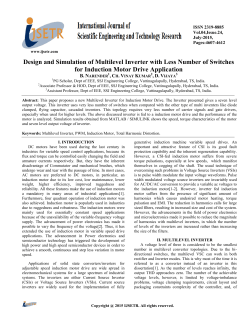 Design and Simulation of Multilevel Inverter with Less Number of