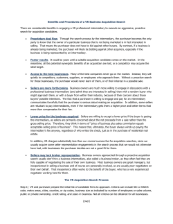 Benefits and Procedures of a VR Business Acquisition Search There